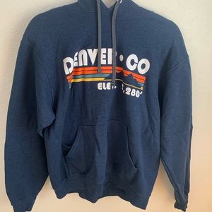 Navy Blue Hoodie from Denver, CO. SIZE: M